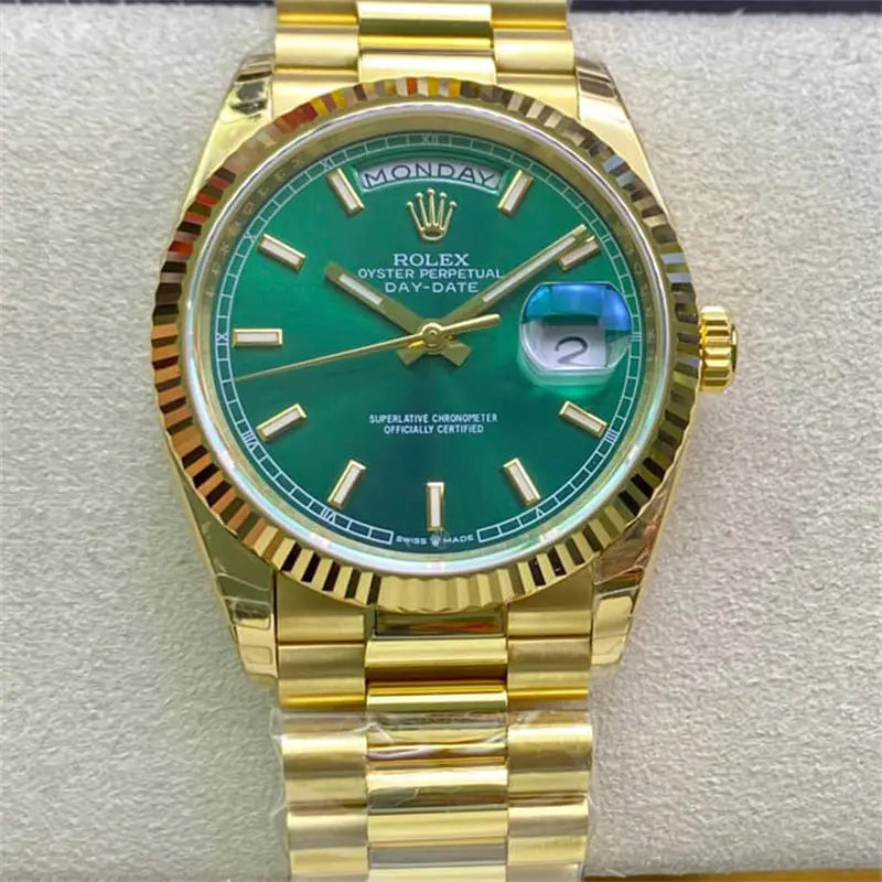 ロレックス ROLEX デイデイト 36 118238 グリーン文字盤