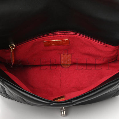 シャネル マスターラムスキン キルティング ミディアム 19 フラップ AS1160 (26*16*9cm)