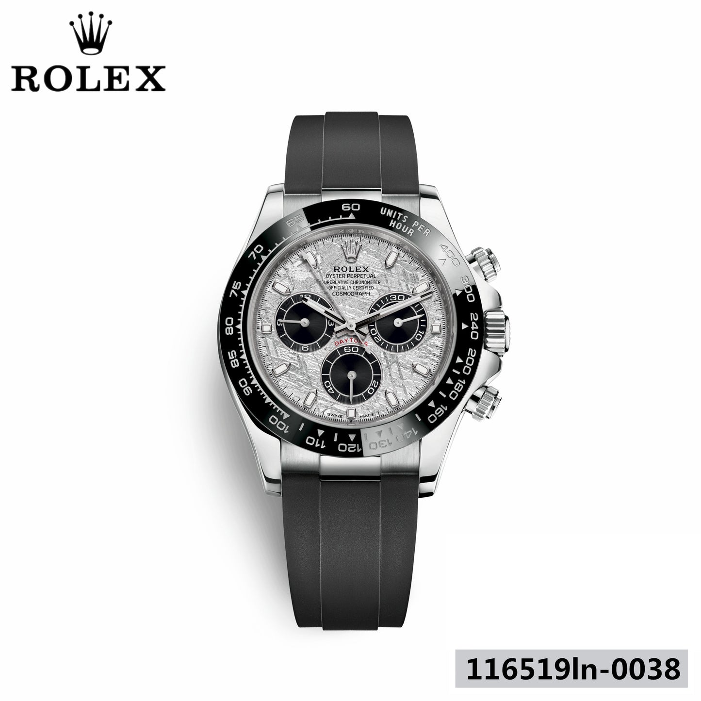 コスモグラフ デイトナ オイスター 40 mm ホワイトゴールド