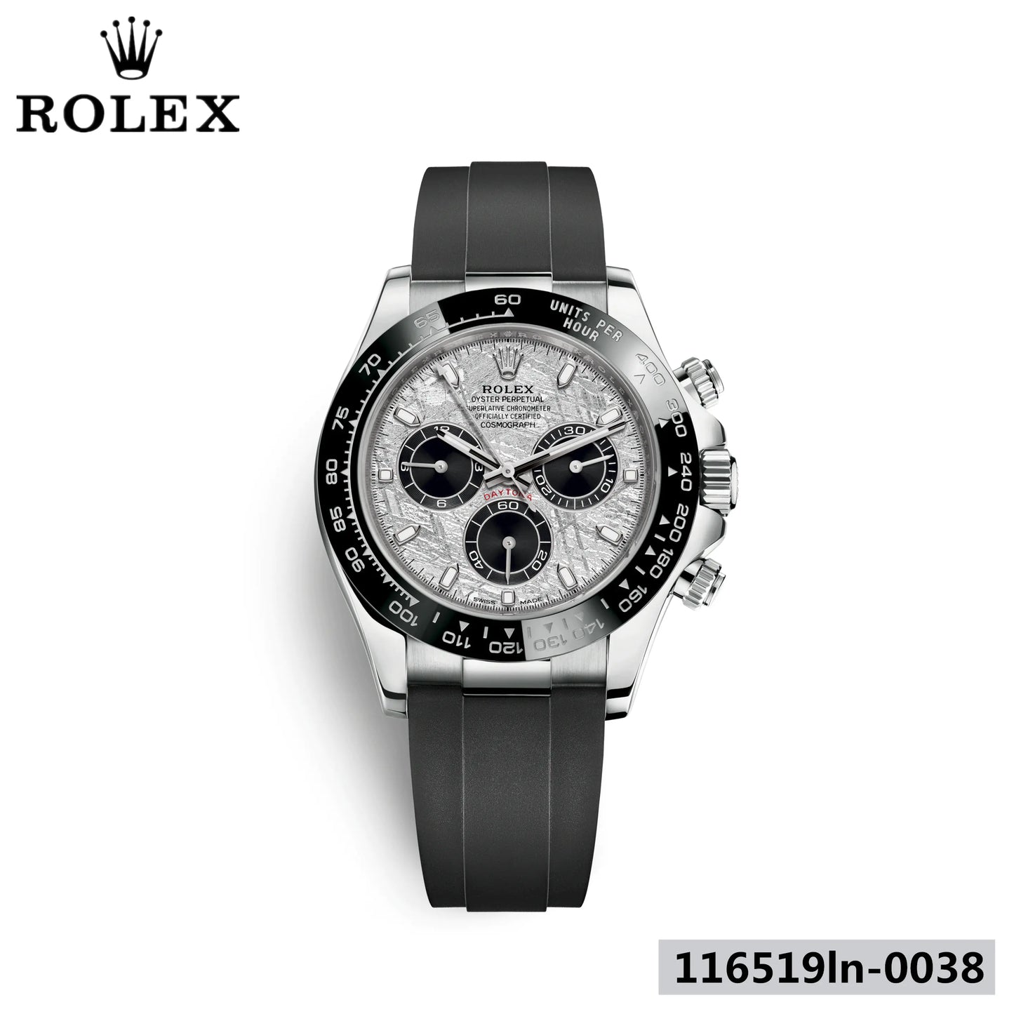 コスモグラフ デイトナ オイスター 40 mm ホワイトゴールド