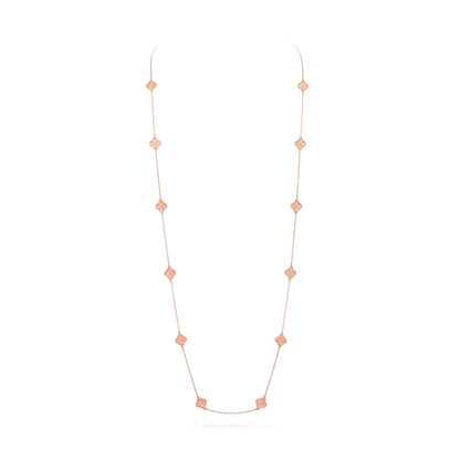 ヴァン クリーフ＆アーペル スウィート アルハンブラ ロングネックレス（16パターン）18Kローズゴールド 新入荷