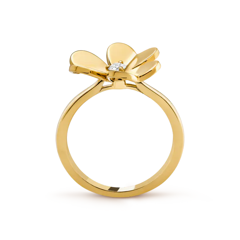 ヴァン クリーフ＆アーペルのフリヴォル リング（シングルフラワー、スモールスタイル）の新着商品