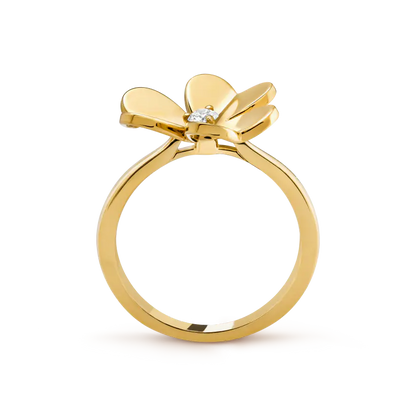 ヴァン クリーフ＆アーペルのフリヴォル リング（シングルフラワー、スモールスタイル）の新着商品