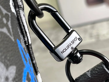 キーポル バンドリエールバッグ 50 オレンジ LV グラフィティパターン – LW366