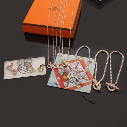 レプリカ エルメス レディース ネックレス ブレスレット ジュエリーセット