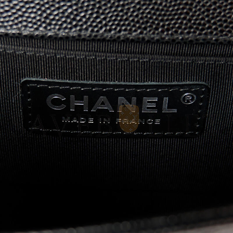 シャネル マスターキャビア キルティング スモールボーイ フラップ A67085 (20*12*8cm)