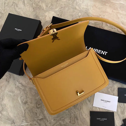 ソルフェリーノ ミドルサッチェル（ラッカー仕上げのエアーズ）