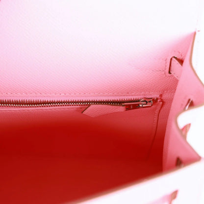 エルメス ケリー・セリエ 25 ローズコンフェッティ エプソム パラジウム金具