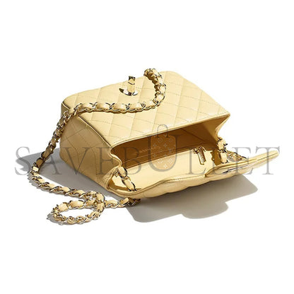 シャネル クラシック フラップ CF ラムスキン ショルダーバッグ クロスボディバッグ A35200 (17*13.5*8cm)