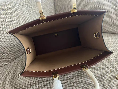 フェンディ サンシャイン トートバッグ ミディアムブラウン