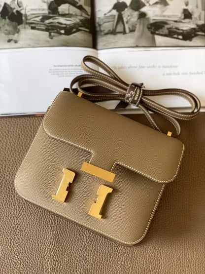 エルメス コンスタンス 18 エトゥープ エプソン ゴールド金具