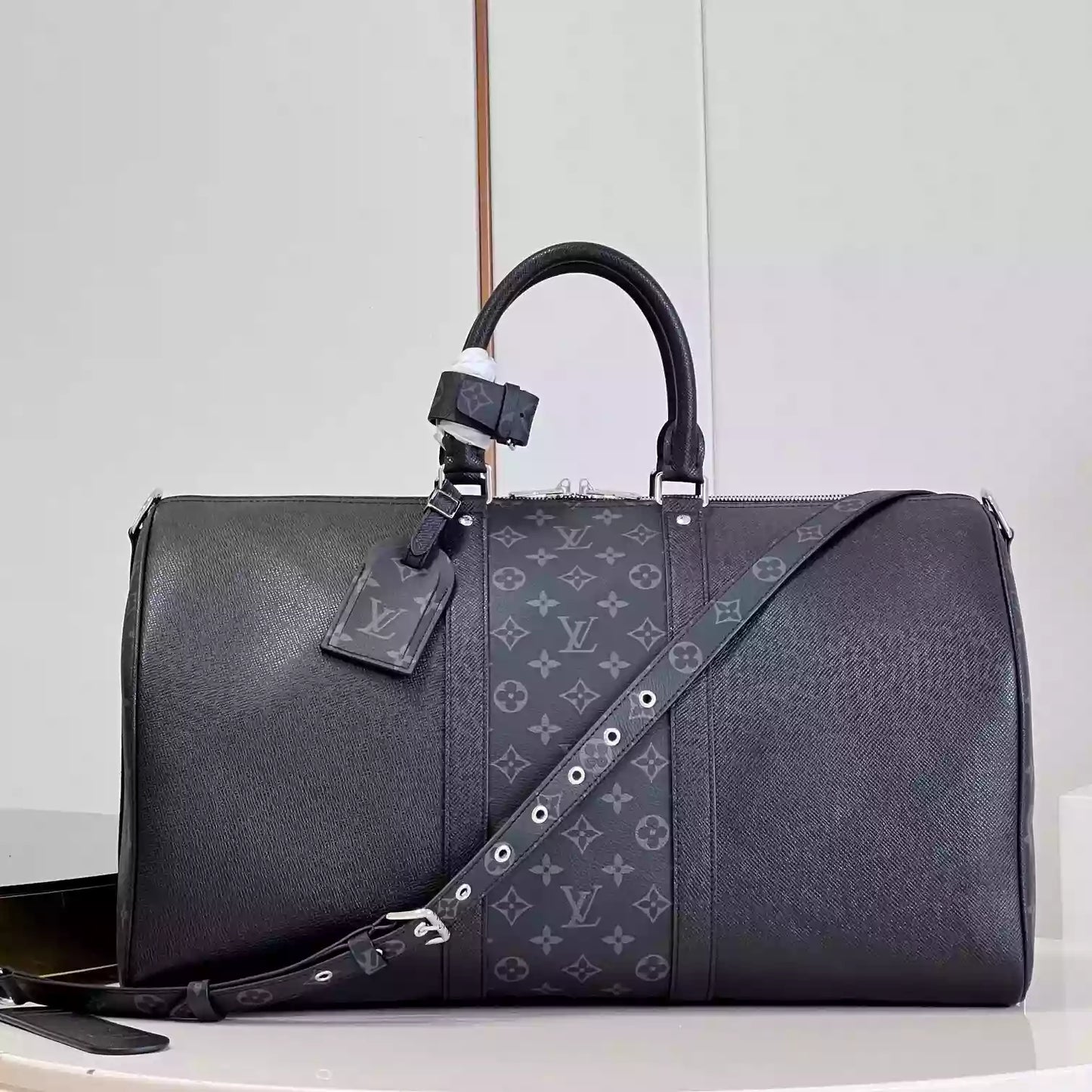 キーポル 50 バンドリエール タイガ カウハイドレザー＆モノグラム エクリプス コーティングキャンバス M30235 – LW378