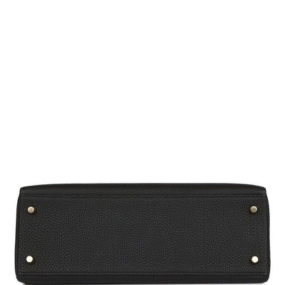 エルメス ケリー ルトゥール 32 ブラック トゴ ゴールド金具