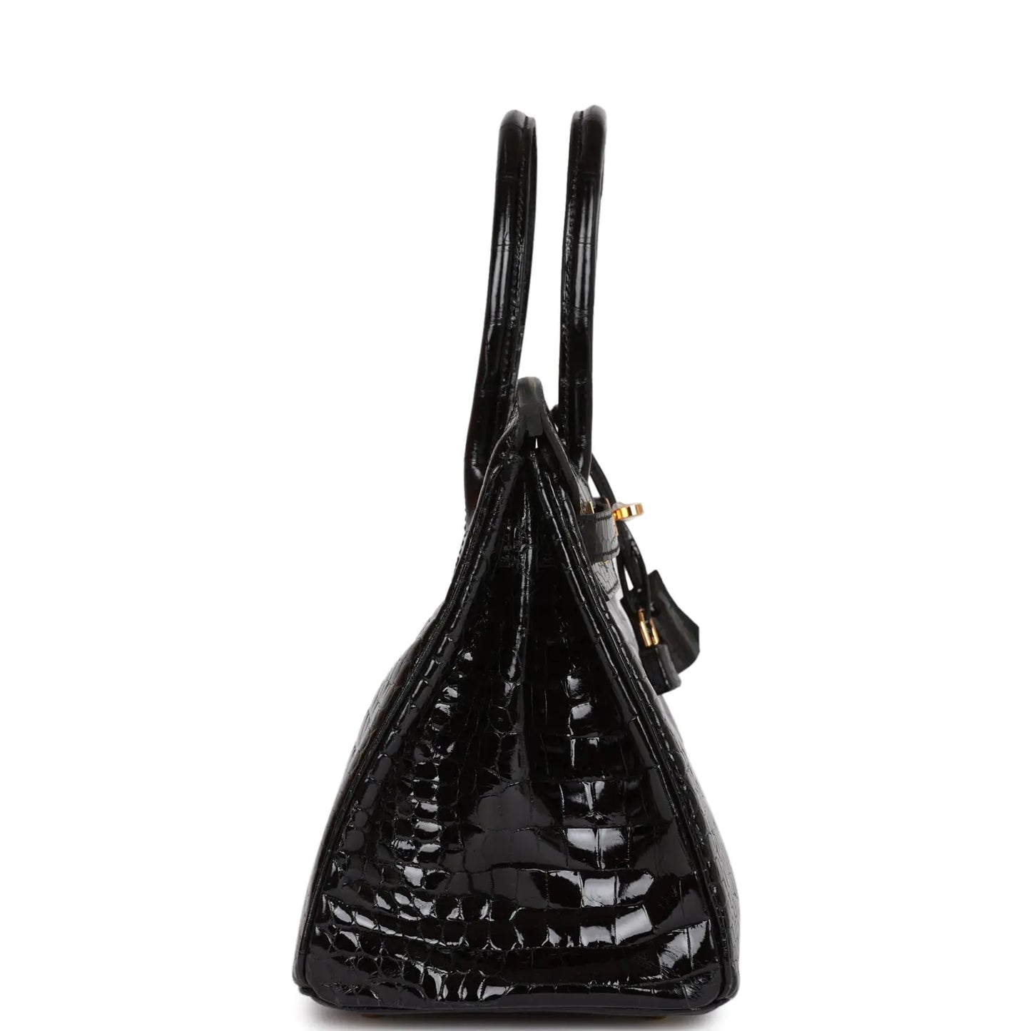 エルメス バーキン 30 ブラック シャイニー ニロティカス クロコダイル ゴールド金具