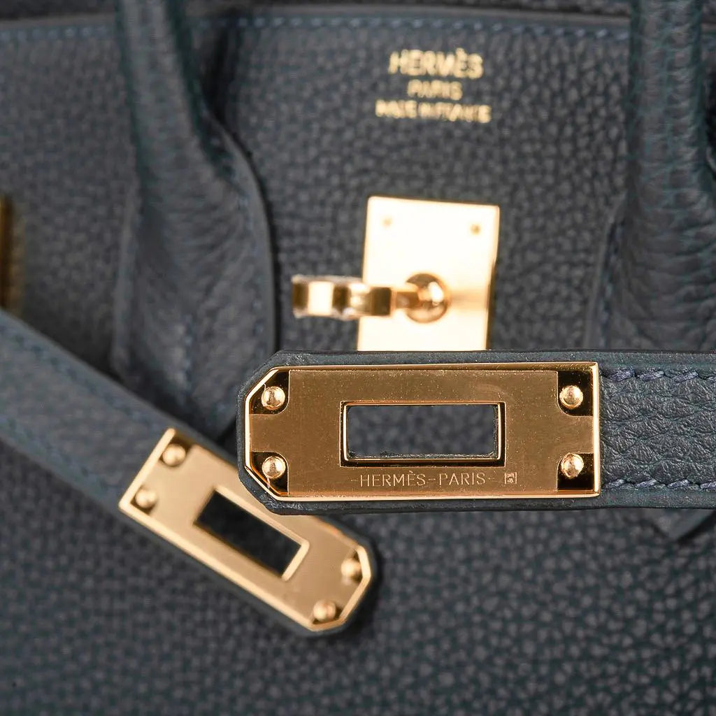 エルメス バーキン 25 バッグ ヴェール・ルソー 新作 秋色 トゴ ゴールド金具