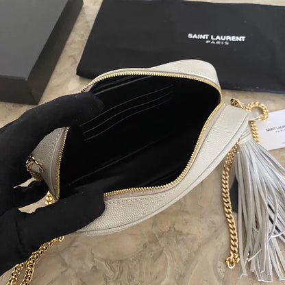 YSL ミニ ルー キルティングレザー カメラバッグ