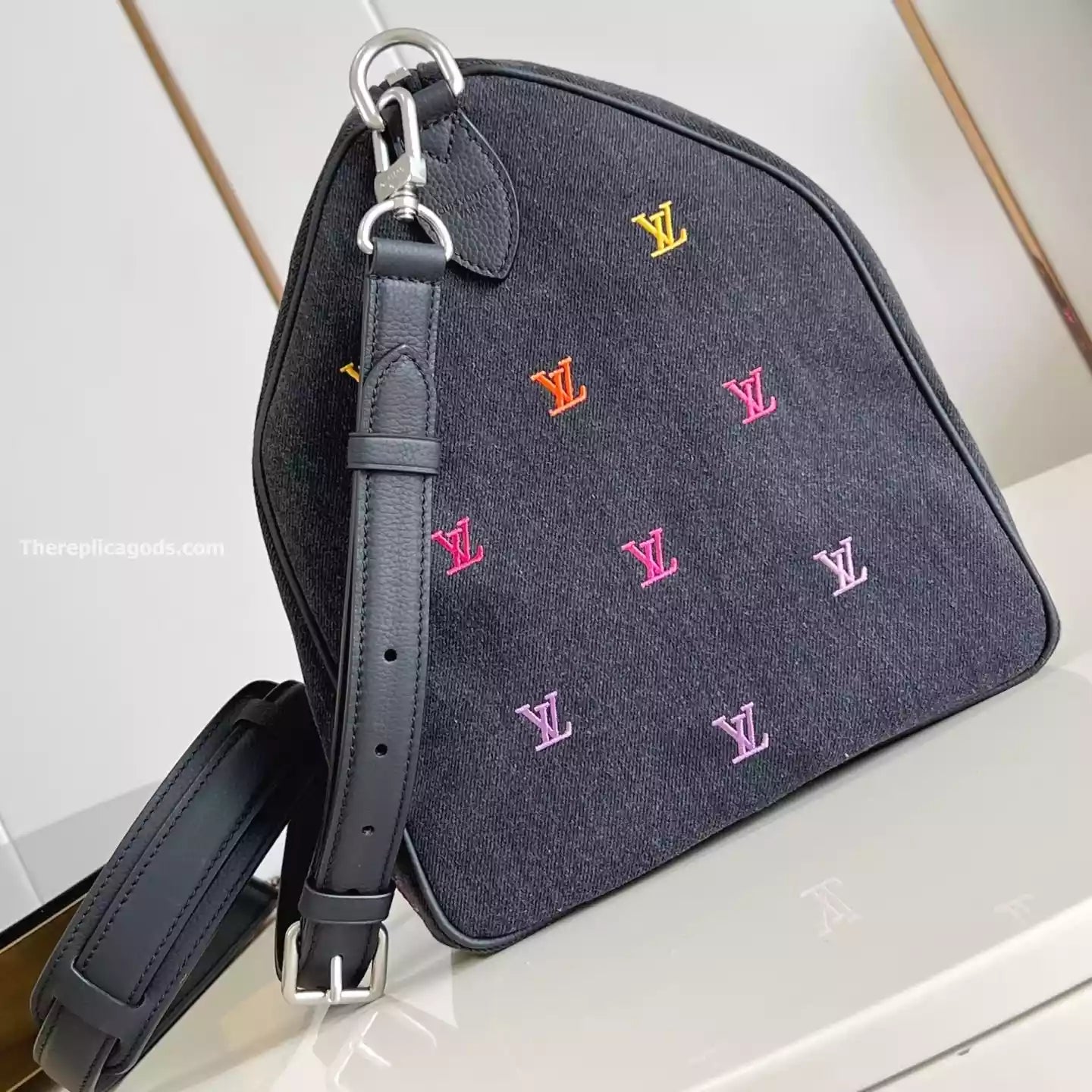 スピーディ 40 バンドリエール グラデーションオレンジ LV ブルゾン デニム – LW300