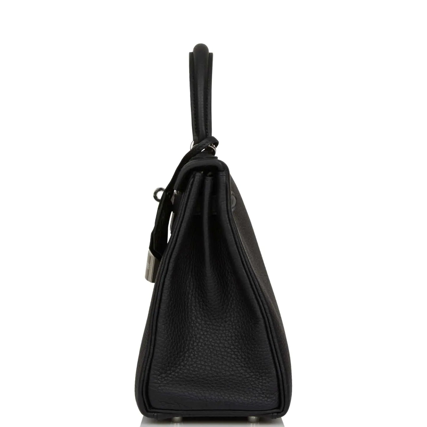 エルメス ケリー ルトゥール 25 ブラック トゴ パラジウム金具