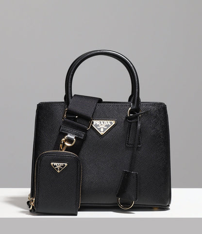 ☆PRADA ガレリア サフィアーノレザー ミニバッグ