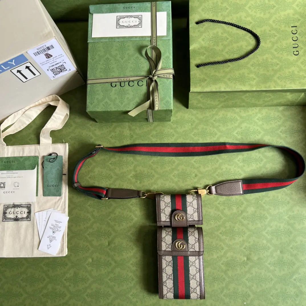 オフィディア ミニバッグと取り外し可能なウォレット