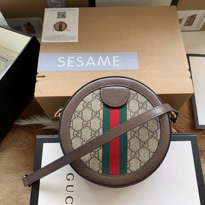 オフィディア ミニ GG ラウンドショルダーバッグ