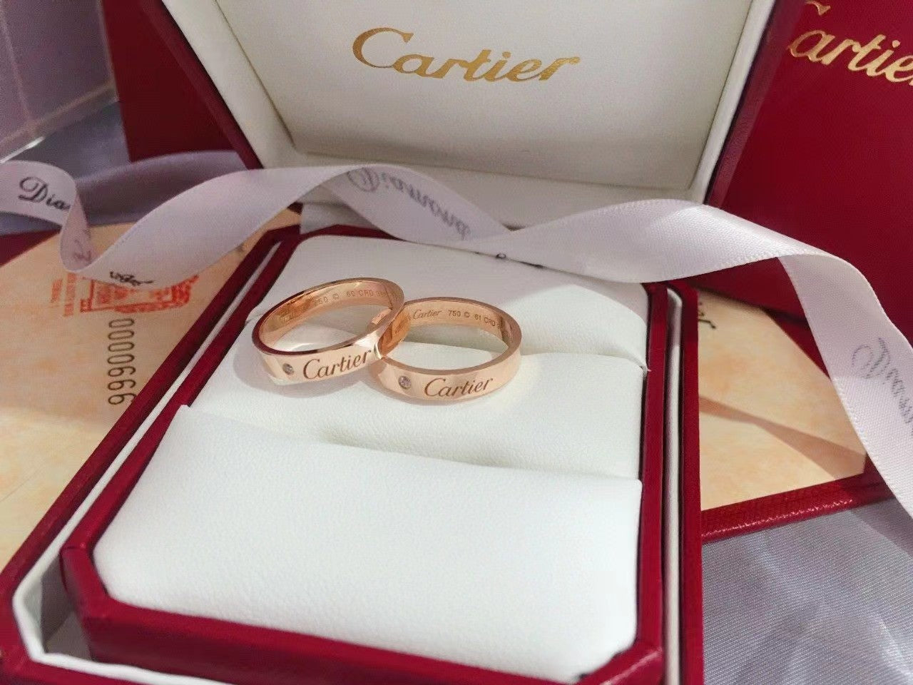 カルティエ ラブ リング、ダイヤモンド1個