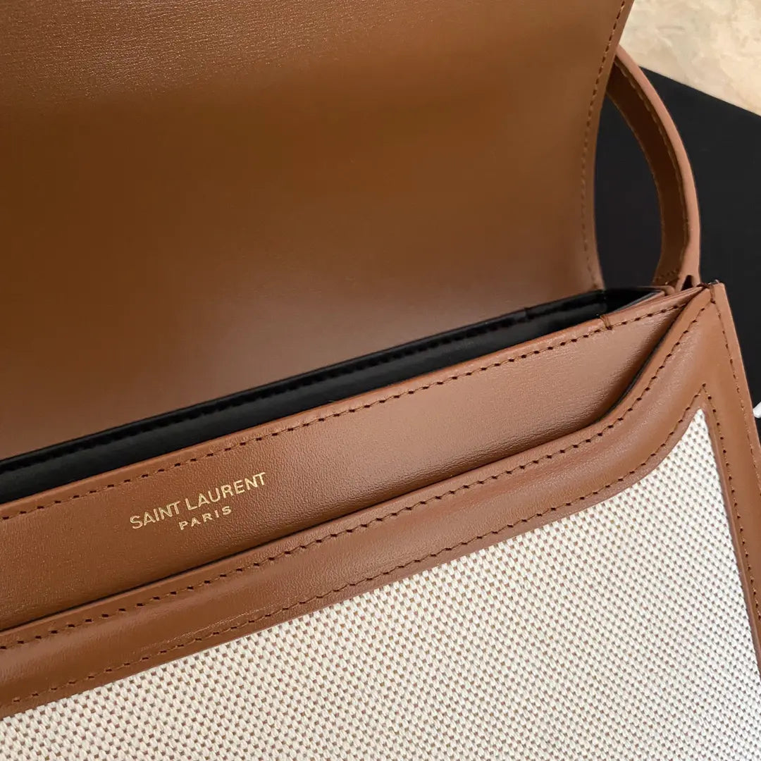 ソルフェリーノ ミディアム サッチェル（箱入り）サンローラン レザー