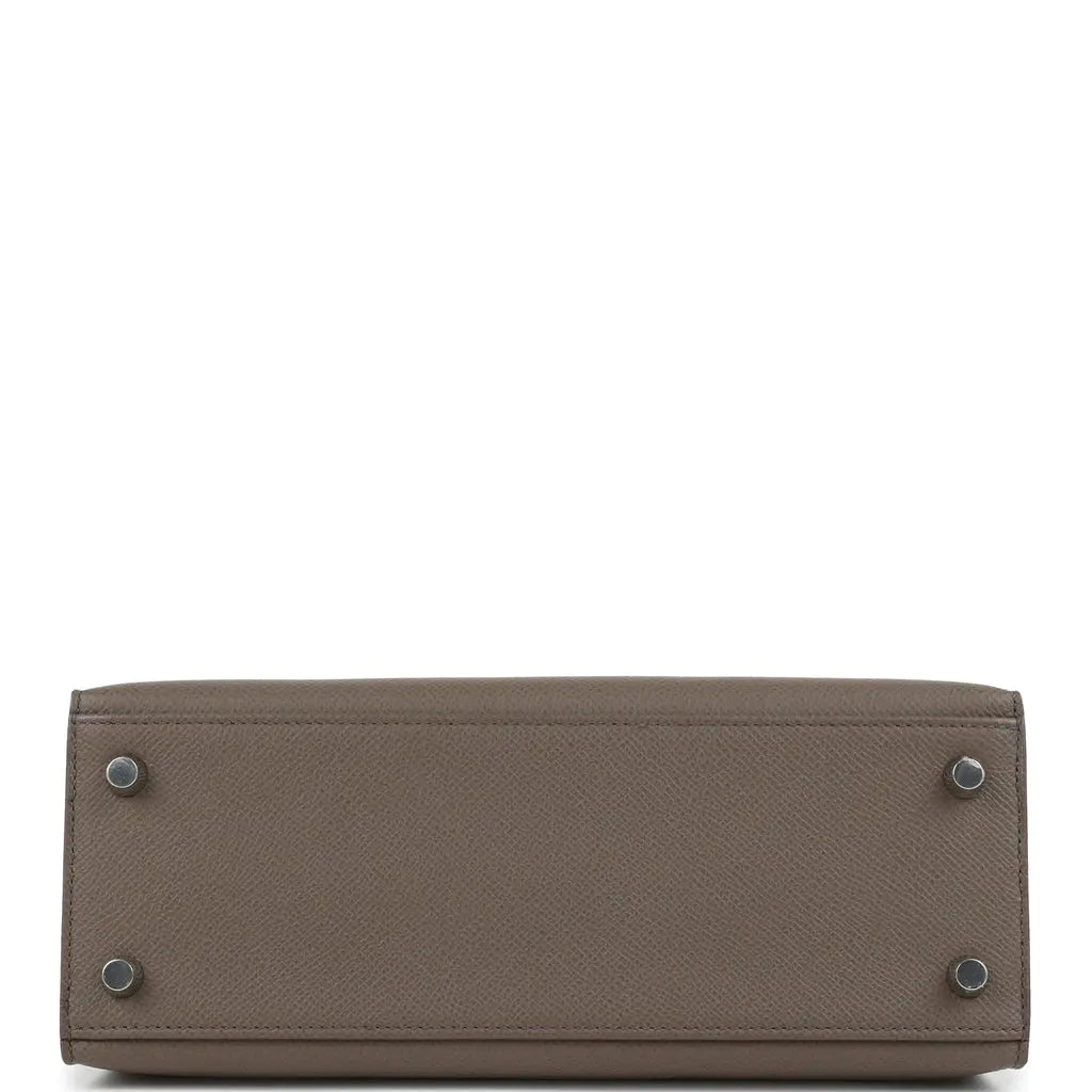 エルメス ケリーセリエ 25 エタン エプソン パラジウム金具