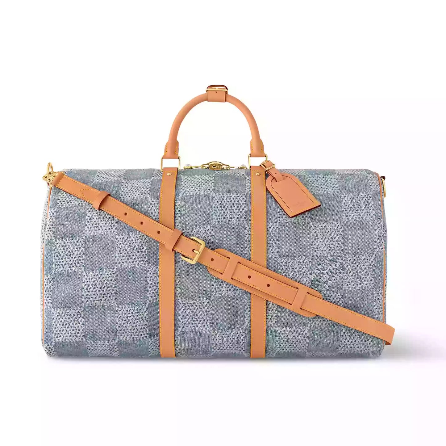 キーポル バンドリエール 50 ブルー ダミエ デニム 3D N40739 – LW214