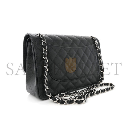 シャネル キャビア キルティング ジャンボ ダブルフラップ 1630686 (30*19*9cm)