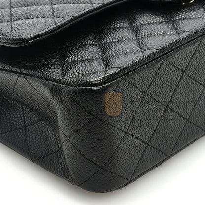 シャネル キャビア キルティング ミディアム クラシック フラップ 1403076 (25*15*7cm)