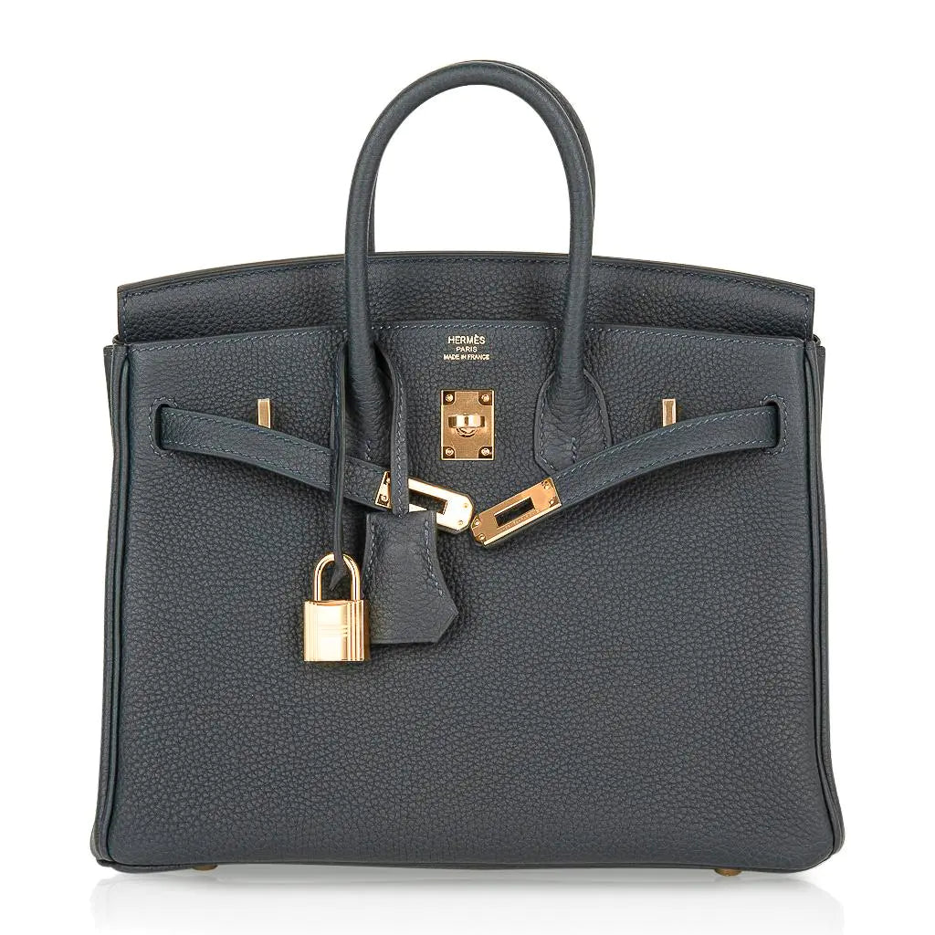 エルメス バーキン 25 バッグ ヴェール・ルソー 新作 秋色 トゴ ゴールド金具