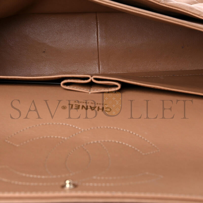 シャネル ラムスキン キルティング ジャンボ ダブルフラップ 1206523 (30*20*9cm)