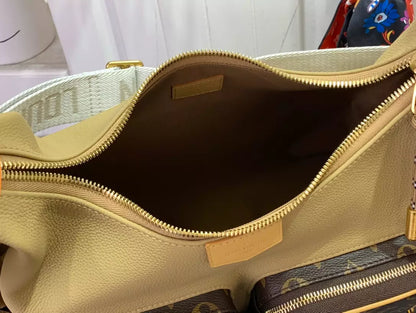 LV ホーボー カーゴバッグ（ベージュ カウハイドレザー＆モノグラム コーティングキャンバス） – LW167