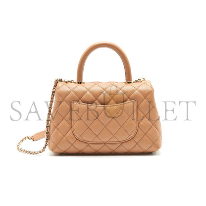 シャネル マスター キャビア キルティング ミニ ココハンドル フラップバッグ A92990 (23*15*9cm)