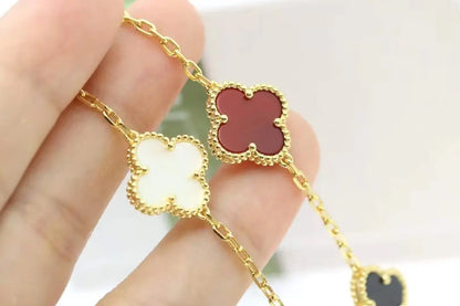 ヴァン クリーフ＆アーペル 四つ葉のクローバー 5色ブレスレット