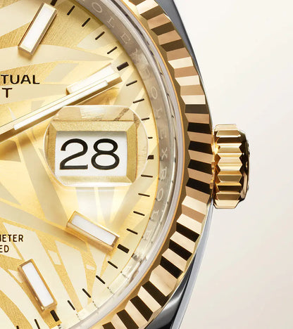 デイトジャスト 36 オイスター 36 mm オイスタースチール＆イエローゴールド