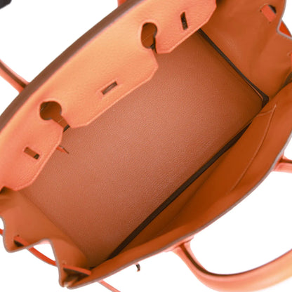 エルメス バーキン 30 オレンジポピー クレマンス パラジウム金具