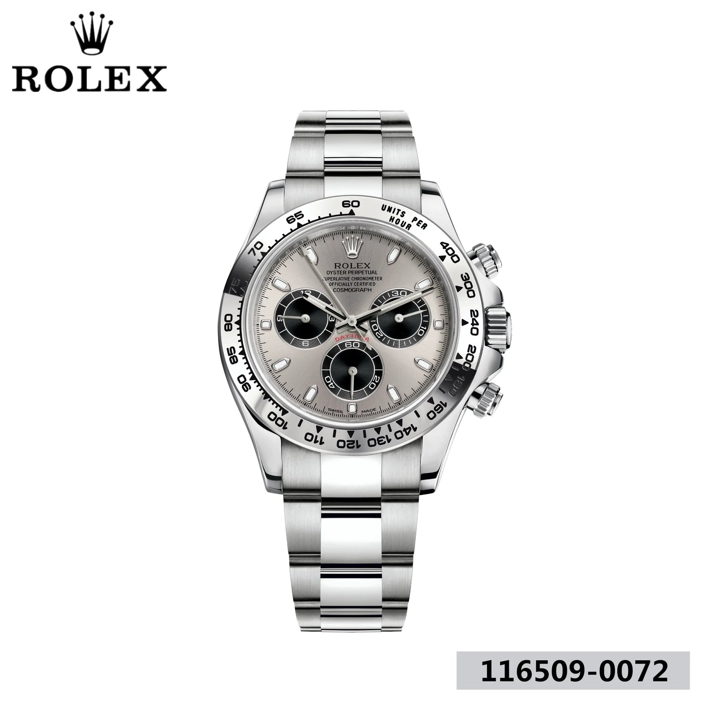 コスモグラフ デイトナ オイスター 40 mm ホワイトゴールド