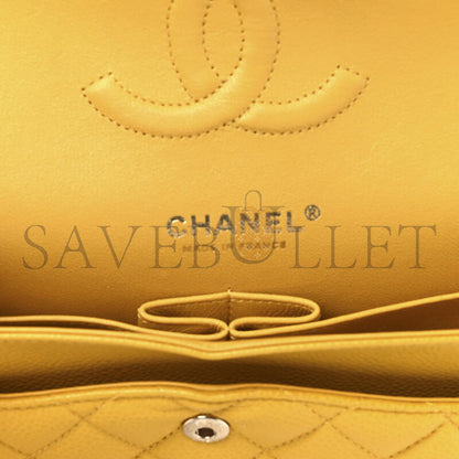 シャネル キャビア キルティング ミディアム ダブルフラップ 1154434 (25*15*7cm)