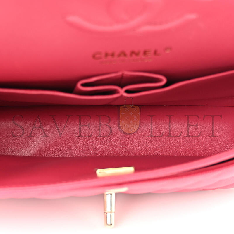 シャネル キャビア キルティング スモール ダブルフラップ 1411761 (23*14.5*6cm)