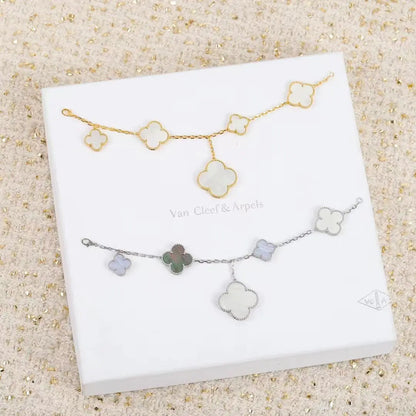 ヴァン クリーフ＆アーペル 四つ葉のクローバー マルチカラー ブレスレット