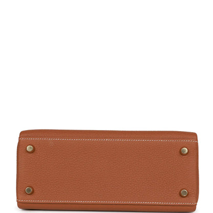 エルメス ケリー ルトゥール 25 ゴールド トゴ ゴールド金具