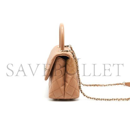 シャネル マスター キャビア キルティング ミニ ココハンドル フラップバッグ A92990 (23*15*9cm)