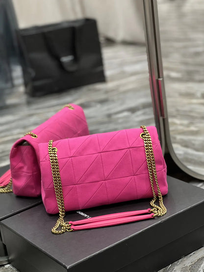 ジェイミー ミディアム チェーンバッグ カー リヴ ゴーシュ ラムスキン＆スエード