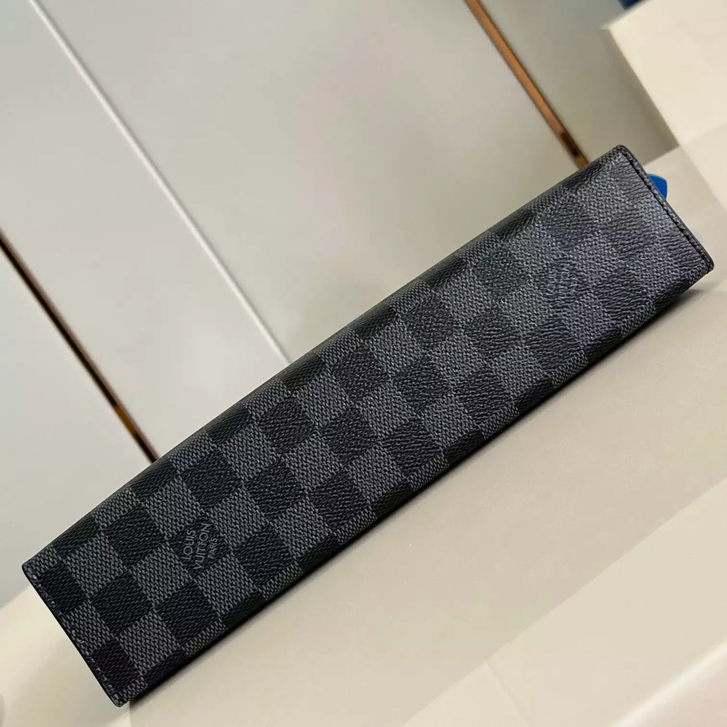 トラベルポーチ MM インディゴブルー ダミエグラファイトキャンバス N00088 – LW407