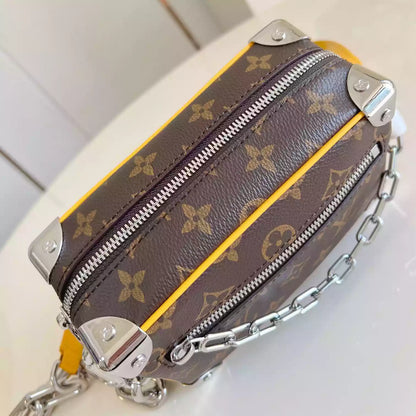 ミニソフトトランク サフラン イエローモノグラム マカッサルコーティングキャンバス＆カウハイドレザー M12767 – LW423