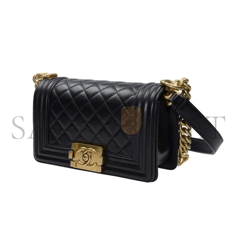 シャネル スモール キルティング ボーイ ブラック A67085 Y09939 94305 (20*12*8cm)
