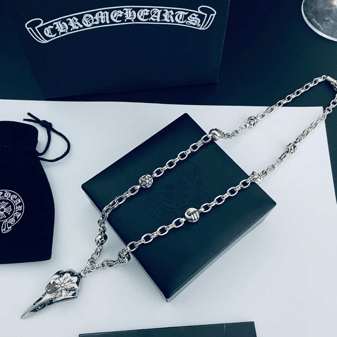 【CHROME HEARTS】クロムハーツ、新しいネックレス万能シンプルファッションオーナメント