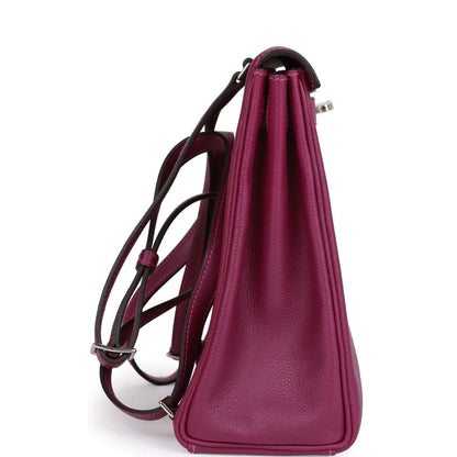 エルメス ケリー・アド バックパック アネモネ エバーカラー パラジウム金具